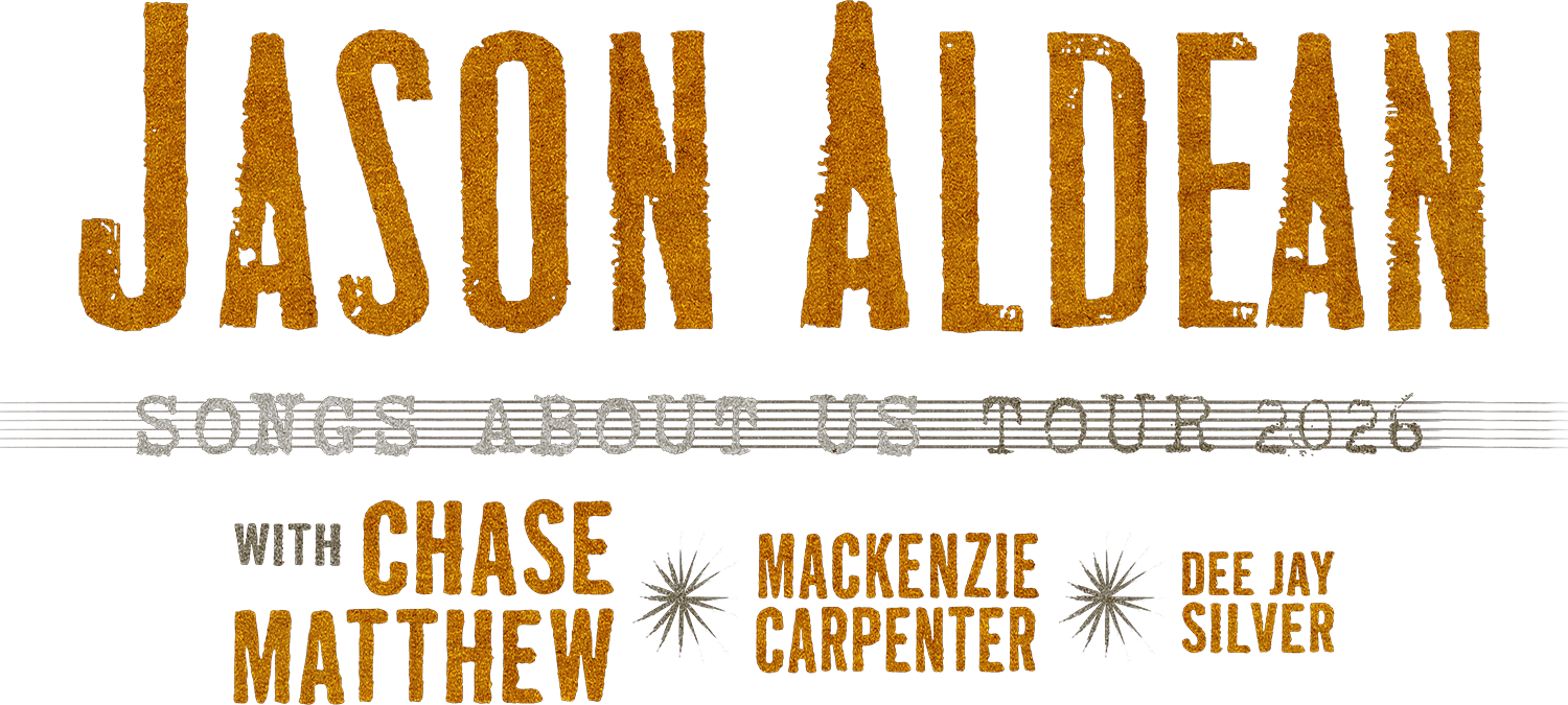 Jason Aldean Songs About Us Tour 2026 with Chase Matthew, MacKenzie Carpenter, and Dee Jay Silver
