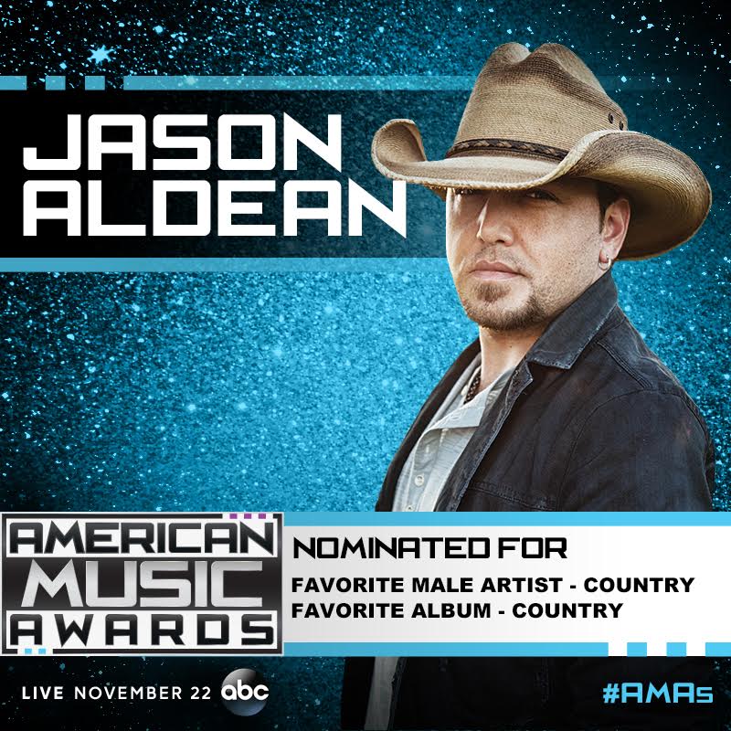 Jason Nominated For 2 American Music Awards - Jason Aldean