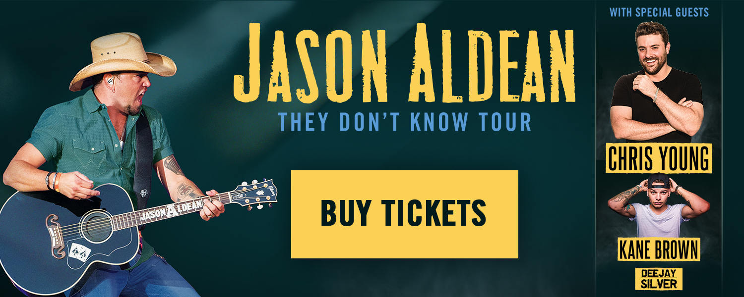 JASON ALDEAN THEY DON’T KNOW TOUR KICKS OFF IN APRIL Jason Aldean