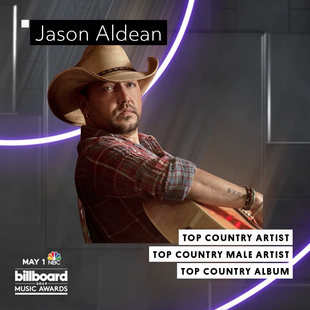 JASON ALDEAN NOMINATED FOR 3 BILLBOARD MUSIC AWARDS - Jason Aldean JASON ALDEAN NOMINATED FOR 3 BILLBOARD MUSIC AWARDS - Jason Aldean